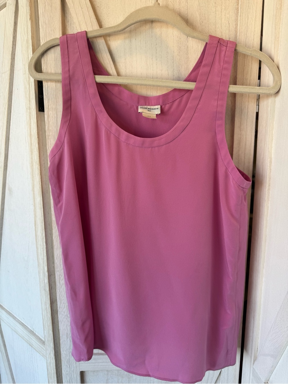 Club Monaco Pink Sleeveless Scoop Neck Camisole